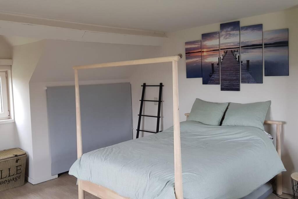 Appartement Isole, 1 Chambre Avec Terrasse Privee Ramillies Bagian luar foto